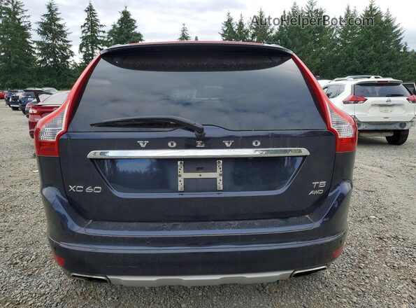 YV4612RK2G2870979 2016 VOLVO XC60 Blue უკანა ხედი