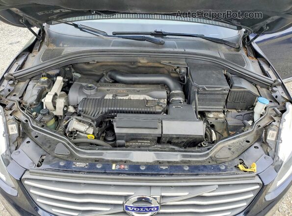 YV4612RK2G2870979 2016 VOLVO XC60 Blue ძრავის განყოფილების ხედი