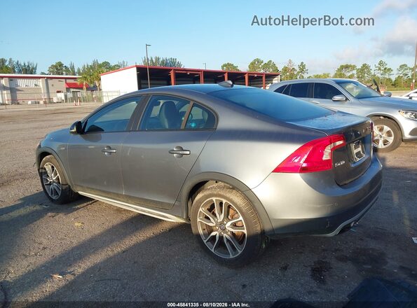 YV4612UM6G2000287 2016 VOLVO S60 CROSS COUNTRY Gray Rear left
