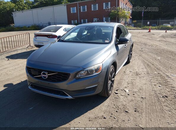YV4612UM6G2000581 2016 VOLVO S60 CROSS COUNTRY Gray Przód lewy