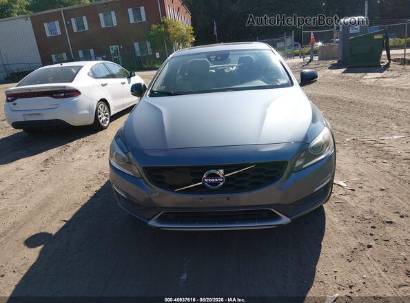 YV4612UM6G2000581 2016 VOLVO S60 CROSS COUNTRY Gray Widok zestawu wskaźników