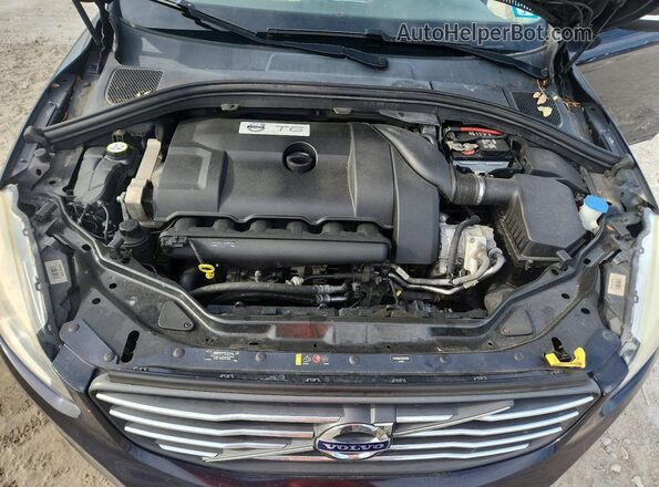 YV4902RK2G2807056 2016 VOLVO XC60 Blue ძრავის განყოფილების ხედი