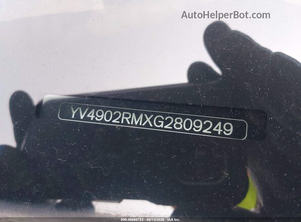 YV4902RMXG2809249 2016 VOLVO XC60 Silver 