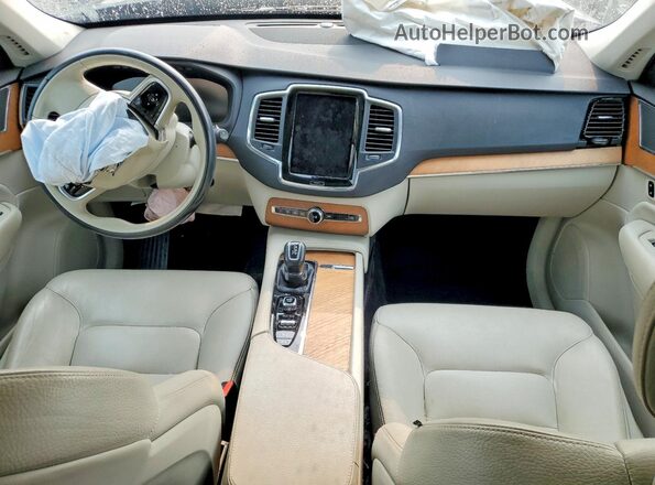 YV4A221K1M1696469 2021 VOLVO XC90 Gray Вид панелі приладів