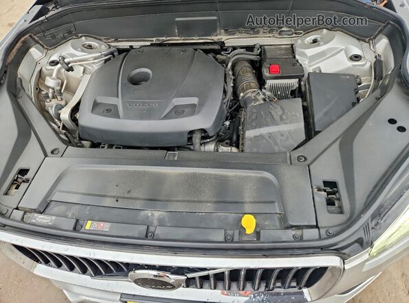 YV4A221K7M1692264 2021 VOLVO XC90 Silver Engine compartment view
