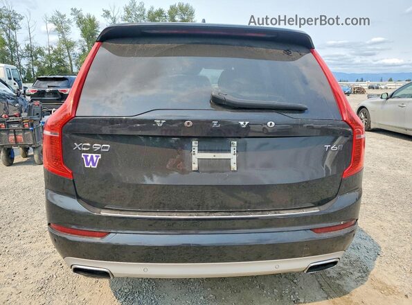 YV4A221K7M1702677 2021 VOLVO XC90 Черный Вид сзади