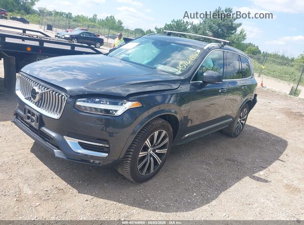 YV4A221L5M1697911 2021 VOLVO XC90 Black წინა მარცხენა ხედი სამი მეოთხედიდან