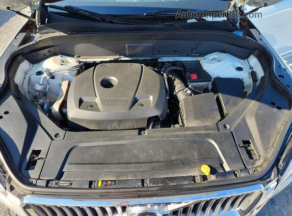 YV4A221L7L1565733 2020 VOLVO XC90 White VIN კოდის სტიკერის ხედი