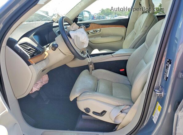 YV4A221L8L1586042 2020 VOLVO XC90 Gray Widok wnętrza z przodu