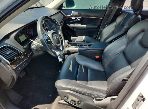 YV4A22PK2G1015831 2016 VOLVO XC90 White Widok wnętrza z przodu