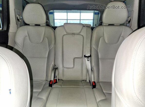 YV4A22PK2G1049459 2016 VOLVO XC90 Beige Rear seats view