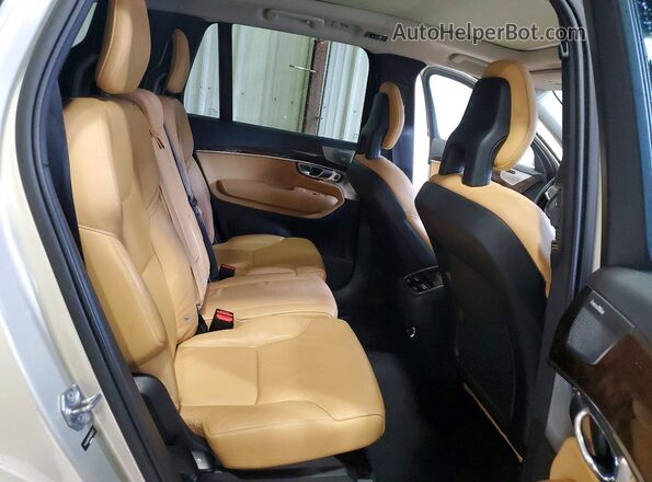 YV4A22PK7G1051675 2016 VOLVO XC90 Beige Вид задньої частини салону