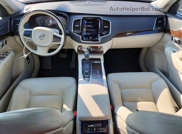 YV4A22PK7G1075328 2016 VOLVO XC90 Blue Вид панелі приладів