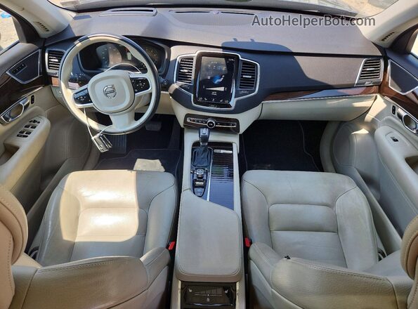 YV4A22PK9K1422781 2019 VOLVO XC90 Синий Вид панели приборов