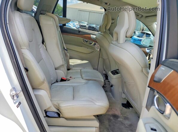 YV4A22PL0G1034287 2016 VOLVO XC90 White Սալոնի հետևի տեսք