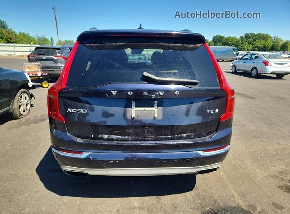 YV4A22PL0G1036198 2016 VOLVO XC90 Blue Widok z tyłu