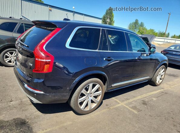 YV4A22PL0G1036198 2016 VOLVO XC90 Blue Tył prawy
