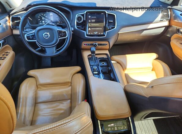 YV4A22PL0G1036198 2016 VOLVO XC90 Blue Widok deski rozdzielczej