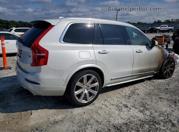 YV4A22PL0H1163552 2017 VOLVO XC90 Белый Задняя правая четверть