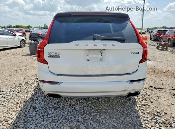 YV4A22PL0K1515830 2019 VOLVO XC90 White Вид ззаду