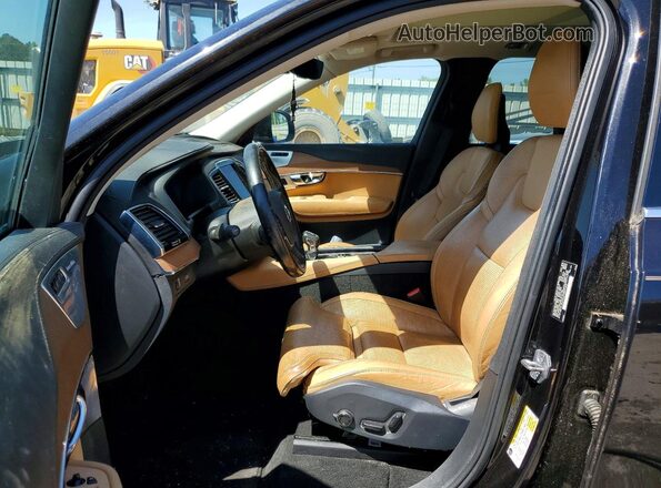 YV4A22PL1G1006076 2016 VOLVO XC90 Черный Вид салона спереди