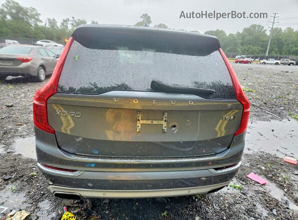 YV4A22PL1K1496365 2019 VOLVO XC90 Gray Вид ззаду