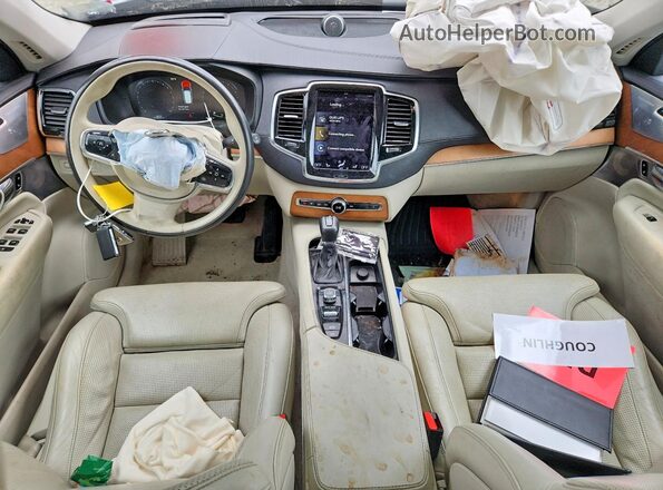 YV4A22PL2G1022710 2016 VOLVO XC90 Blue Widok deski rozdzielczej