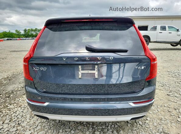 YV4A22PL2G1022710 2016 VOLVO XC90 Blue Widok z tyłu