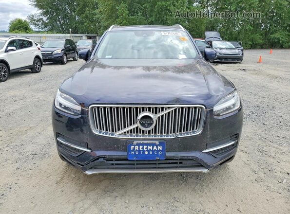 YV4A22PL2H1150110 2017 VOLVO XC90 Blue Widok z przodu