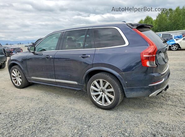 YV4A22PL2H1150110 2017 VOLVO XC90 Blue Tył lewy