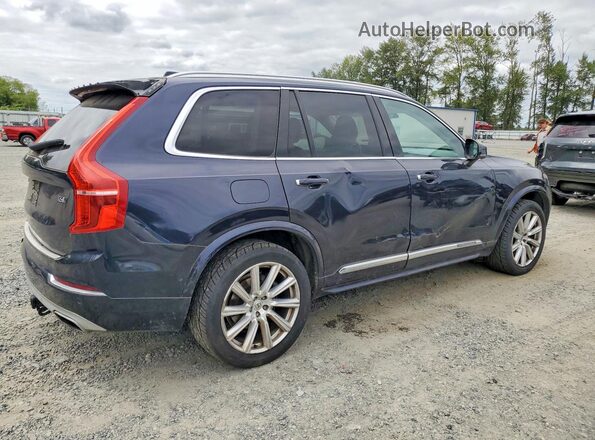 YV4A22PL2H1150110 2017 VOLVO XC90 Blue Tył prawy