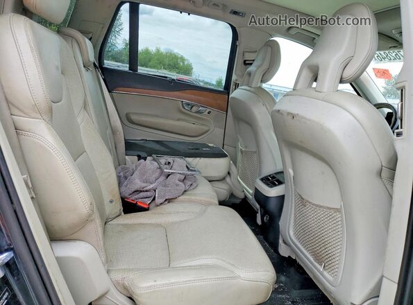 YV4A22PL2H1150110 2017 VOLVO XC90 Blue Widok wnętrza z tyłu