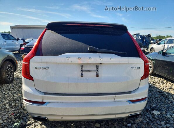 YV4A22PL2H1175217 2017 VOLVO XC90 White Widok z tyłu