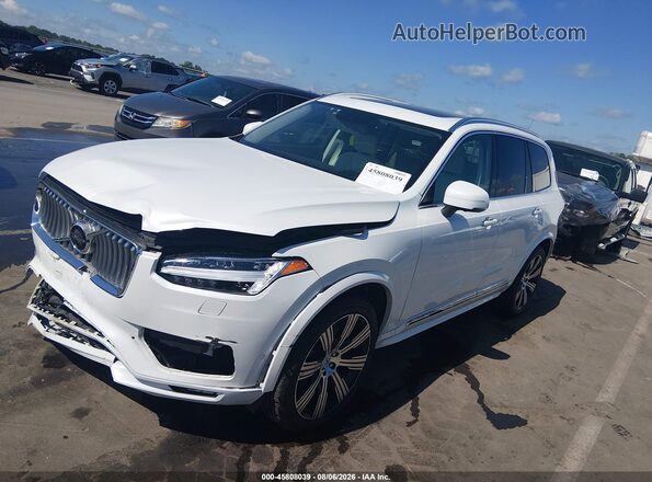 YV4A22PL2M1736753 2021 VOLVO XC90 Белый Передняя левая четверть
