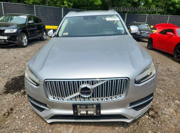YV4A22PL3G1022554 2016 VOLVO XC90 Silver Vista frontal