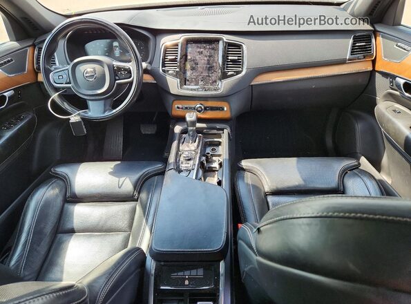 YV4A22PL3J1200504 2018 VOLVO XC90 Gray Widok deski rozdzielczej