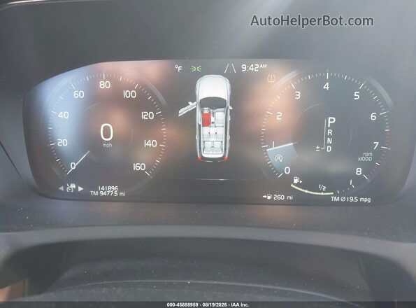 YV4A22PL3J1324434 2018 VOLVO XC90 Gray Հետևի նստատեղերի տեսք