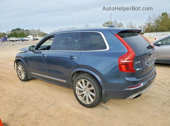 YV4A22PL3J1377666 2018 VOLVO XC90 Blue Tył lewy
