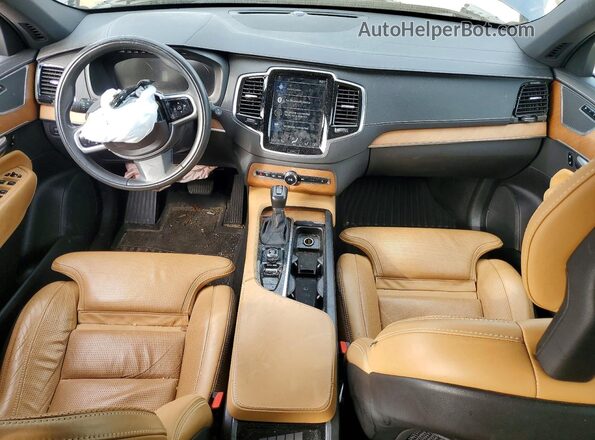 YV4A22PL3J1377666 2018 VOLVO XC90 Blue Widok deski rozdzielczej