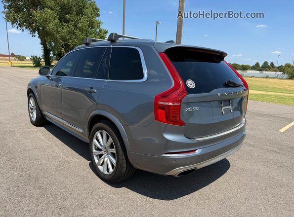 YV4A22PL4H1170701 2017 VOLVO XC90 Blue Trasero derecho