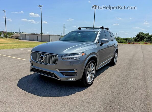 YV4A22PL4H1170701 2017 VOLVO XC90 Blue Trasero izquierdo