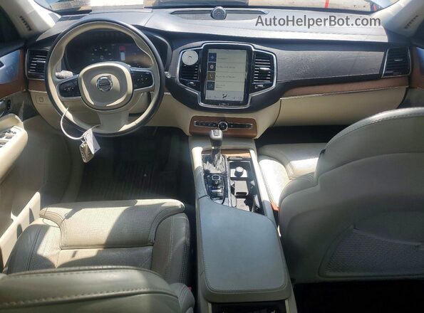 YV4A22PL4H1187773 2017 VOLVO XC90 Gray Vista del salpicadero