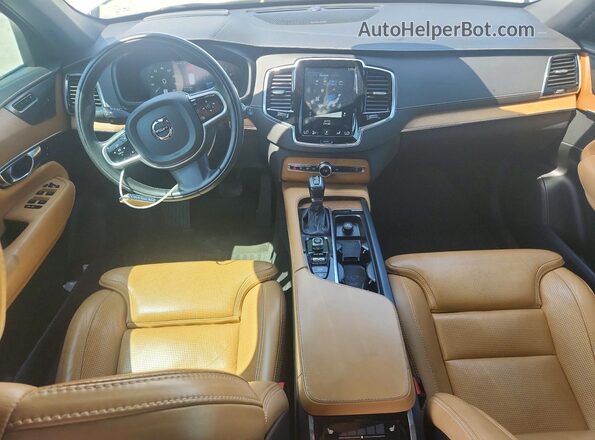 YV4A22PL4K1451842 2019 VOLVO XC90 White Առջևի վահանակի տեսք