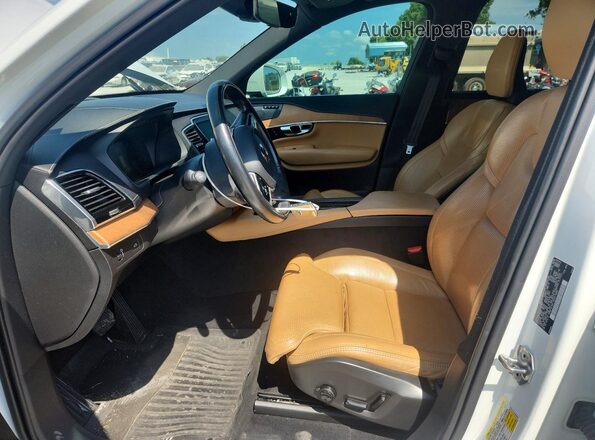 YV4A22PL4K1451842 2019 VOLVO XC90 White Սալոնի դիմացի տեսք