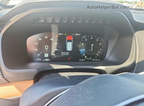 YV4A22PL4K1451842 2019 VOLVO XC90 White Սարքավորումների վահանակի տեսք