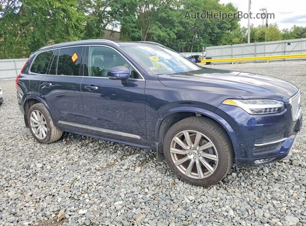 YV4A22PL5K1420051 2019 VOLVO XC90 Синий Передняя правая четверть
