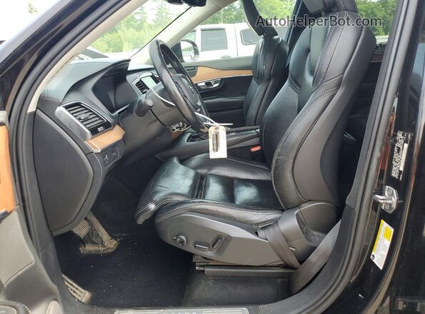 YV4A22PL5K1444799 2019 VOLVO XC90 Черный Вид салона спереди