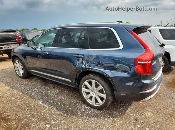YV4A22PL5K1473526 2019 VOLVO XC90 Blue Trasero izquierdo