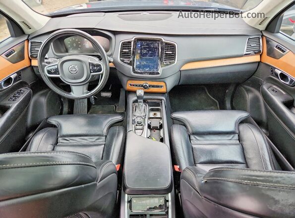 YV4A22PL5K1473526 2019 VOLVO XC90 Blue Vista del salpicadero