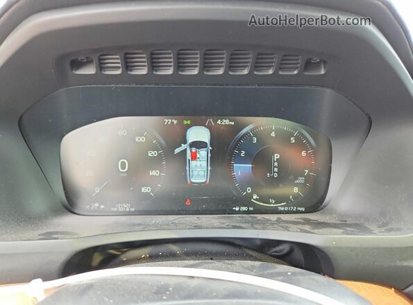 YV4A22PL5K1473526 2019 VOLVO XC90 Blue Vista del cuadro de instrumentos